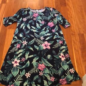 Hawaiian floral dress